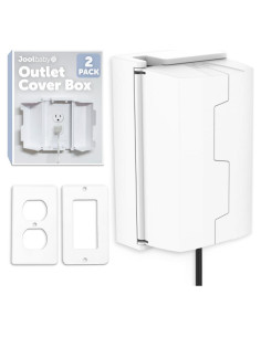Caja de Cubierta de Enchufe Jool Baby - Seguridad Infantil (2 Pzs)