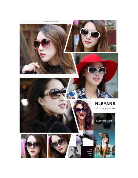 Paquete de 8 Gafas de Sol Ojo de Zorro UV400 Unisex