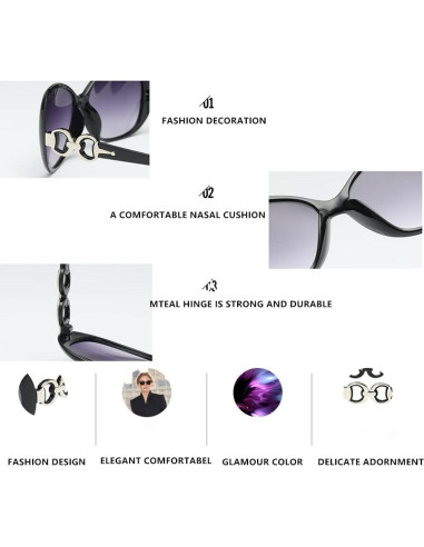 Paquete de 8 Gafas de Sol Ojo de Zorro UV400 Unisex