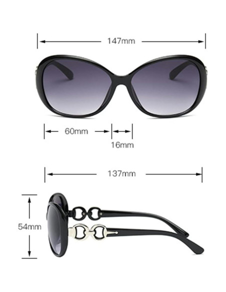 Paquete de 8 Gafas de Sol Ojo de Zorro UV400 Unisex