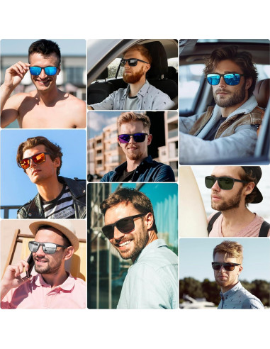 Gafas de sol polarizadas STORYCOAST unisex 3 pack UV400