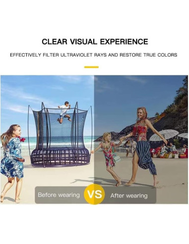 Paquete de 8 Gafas de Sol Ojo de Zorro UV400 Unisex