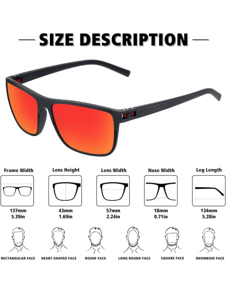 Gafas de sol polarizadas STORYCOAST unisex 3 pack UV400 Gafas de sol polarizadas STORYCOAST unisex 3 pack UV400