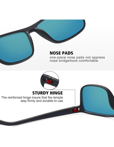 Gafas de sol polarizadas STORYCOAST unisex 3 pack UV400