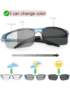 Gafas de Sol Deportivas YIMI Fotoquímicas Polarizadas UV400 2