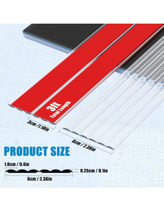 Protector de Esquinas de Pared MONOID 91.4cm Transparente PVC 2