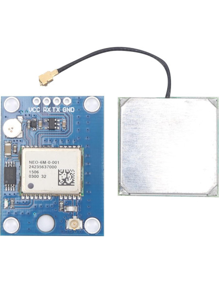 Módulo GPS Jauarta NEO-6MV2 con Antena IPX y EEPROM