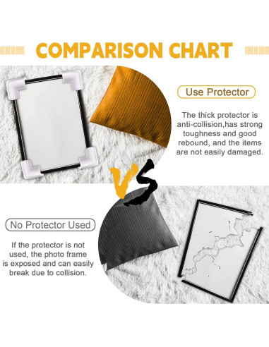 12 Protectores de Esquinas de Espuma Pwbarwq para Mudanza