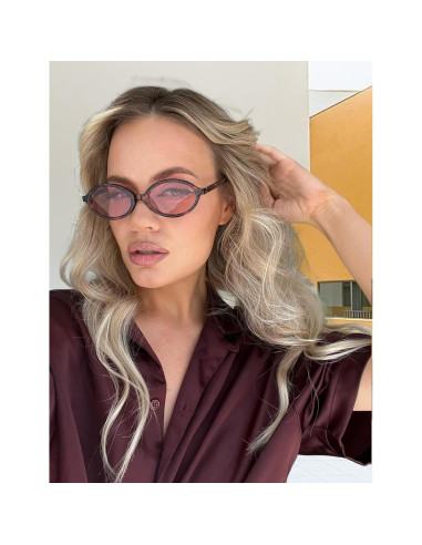 Gafas de sol ovaladas ADE WU para mujeres estilo 90s