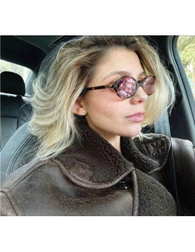 Gafas de sol ovaladas ADE WU para mujeres estilo 90s