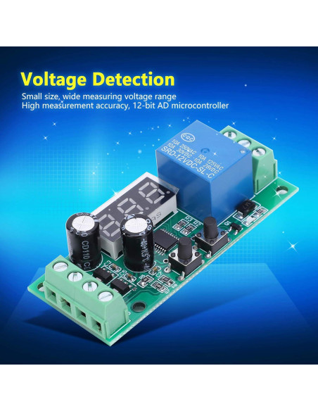 Módulo de Detección de Voltaje Walfront DC0-55V Digital