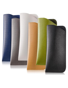 Fundas de Gafas CREPUSCOLO 6 Pack Suaves y Ligeras