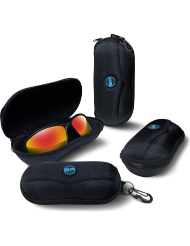 Estuche Semi Duro para Gafas BLUPOND con Gancho Metálico