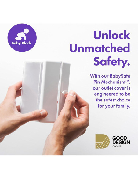 Cubierta de Enchufe a Prueba de Niños Baby Block BB02