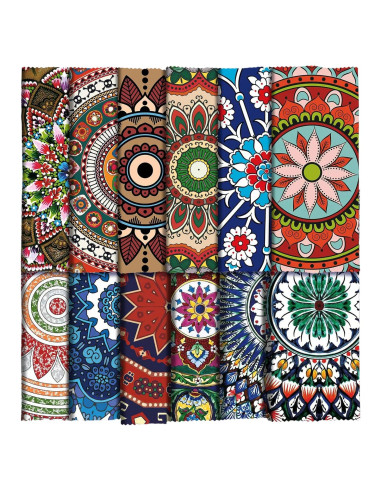 24 Paños de Microfibra para Gafas Copkim 15x15 cm