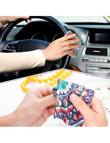 24 Paños de Microfibra para Gafas Copkim 15x15 cm