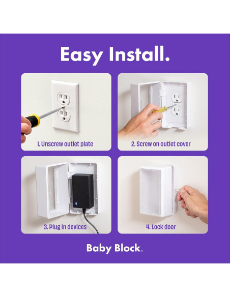 Cubierta de Enchufe a Prueba de Niños Baby Block BB02