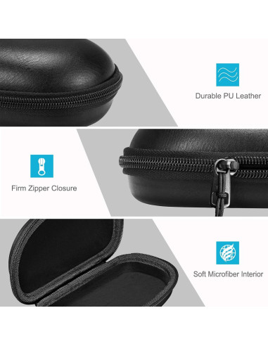 Funda de Gafas Fintie AGSB con Mosquetón y Cierre Cremallera