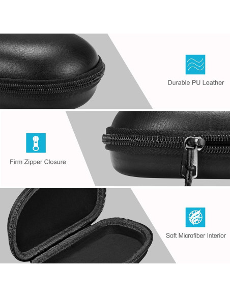 Funda de Gafas Fintie AGSB con Mosquetón y Cierre Cremallera