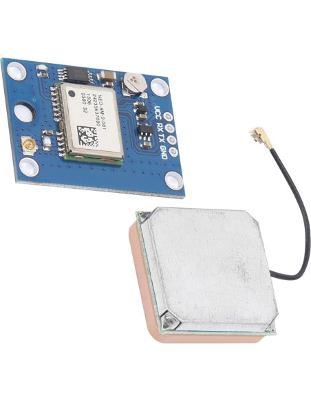 Módulo GPS Jauarta NEO-6MV2 con Antena IPX y EEPROM