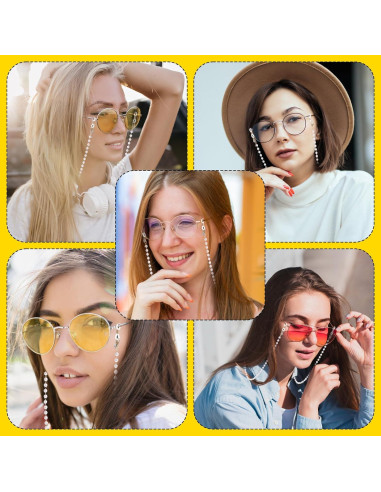 Cadena para Gafas COMNICO de Perlas 70cm para Mujeres