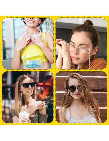 Cadena para Gafas COMNICO de Perlas 70cm para Mujeres