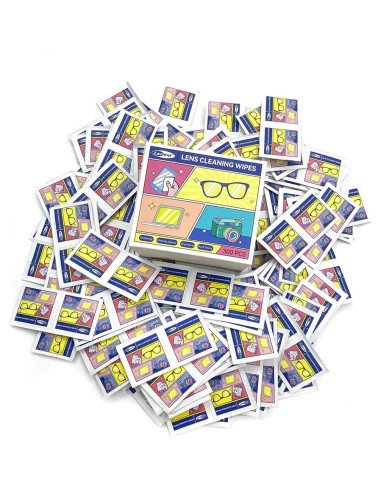 Toallitas para Lentes Herb 300 PCS Limpieza Rápida y Segura