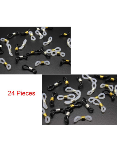 Extremos de Cadena para Gafas HUIHUIBAO 24 Piezas 20x5mm
