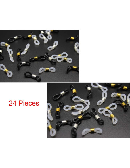 Extremos de Cadena para Gafas HUIHUIBAO 24 Piezas 20x5mm