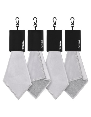 Kit de limpieza de gafas VRHGL, 4 paños microfibra 15x15 cm