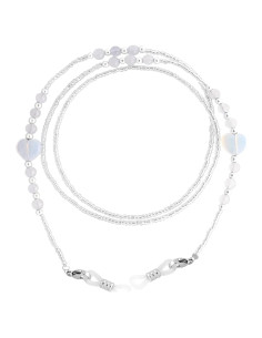 Cadena de Acrílico BILIONE para Gafas con Perlas 72 cm