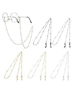 Cadena para Gafas Luhaomisky Vintage 4 Pcs Correa Cuello