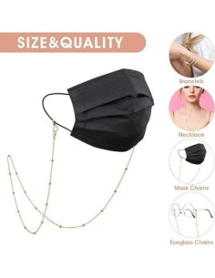 Cadena para Gafas Luhaomisky Vintage 4 Pcs Correa Cuello 2