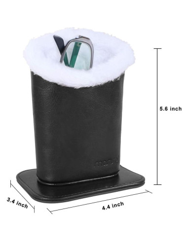 Soporte para Gafas MOSISO de Cuero PU con Base Magnética