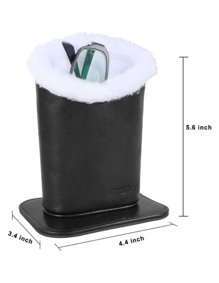 Soporte para Gafas MOSISO de Cuero PU con Base Magnética