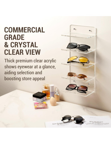 Soporte para Gafas de Sol MyGift 5 Niveles Acrílico Transparente
