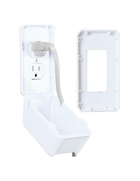 Caja de Cubierta de Enchufe Eléctrico EUDEMON para Bebés - Blanco