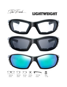 Gafas de Motocicleta The Fresh FR13 UV400 Acolchadas 3 Pares 2