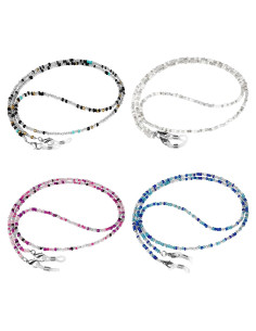 Cadenas para Gafas ONESING 4 Pcs Ajustables Multi Color