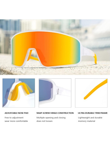 Gafas de Sol Polarizadas MAXJULI 8121 UV400 para Deportes