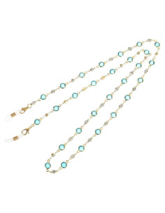 Cadena de Gafas de Perlas Coloridas Yvey - 75 cm
