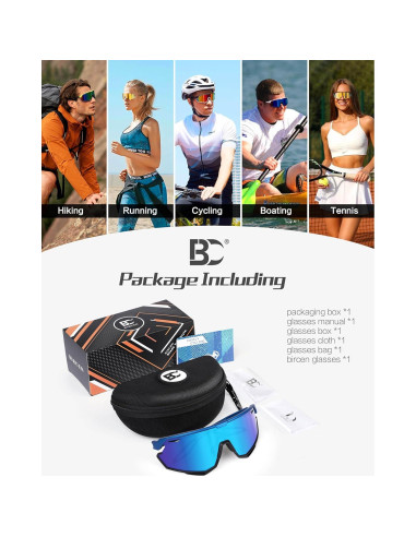 Gafas de sol BIRCEN deportivas para ciclismo y béisbol