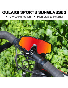 Gafas Deportivas OULAIQI UV400 para Ciclismo y Más 2