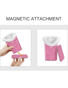 Soporte para Gafas Fintie Rosa Brillante Antirayaduras 2