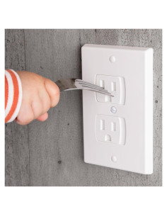 Paquete de 4 Cubiertas de Enchufe Autocerrables HomeBrella