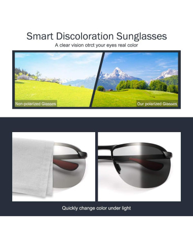 Gafas de sol fotocromáticas YIMI UV400 para deportes