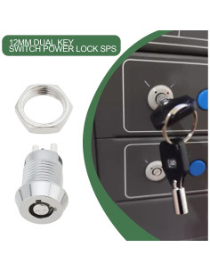 Interruptor Operado por Llave ECSiNG 12mm SPST 1A 125VAC 2