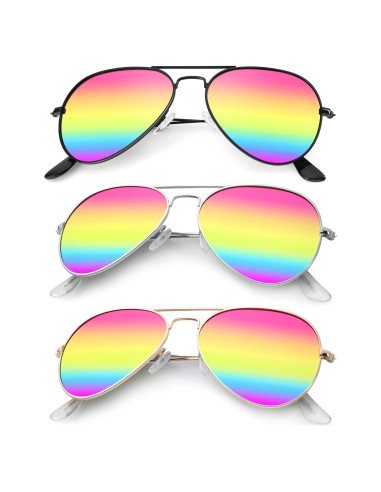 Gafas de Sol KALIYADI Aviador Polarizadas UV - Paquete de 3
