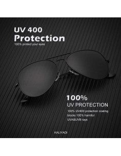 Gafas de Sol KALIYADI Aviador Polarizadas 3 Piezas UV 2