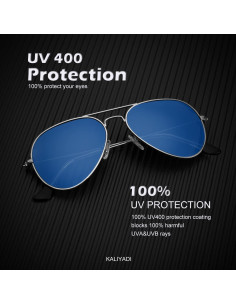 Gafas de Sol KALIYADI Aviador Polarizadas UV - Paquete de 3 2
